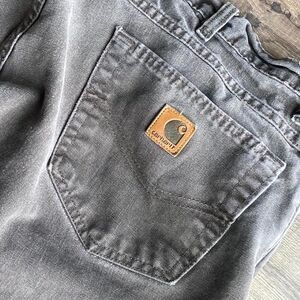Carhartt Men's Brown and Grey Trousers